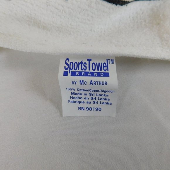 Portland Winterhawks Collectible Towel 14690 News Channel 8 White Black 18 x 11 - Picture 7 of 7